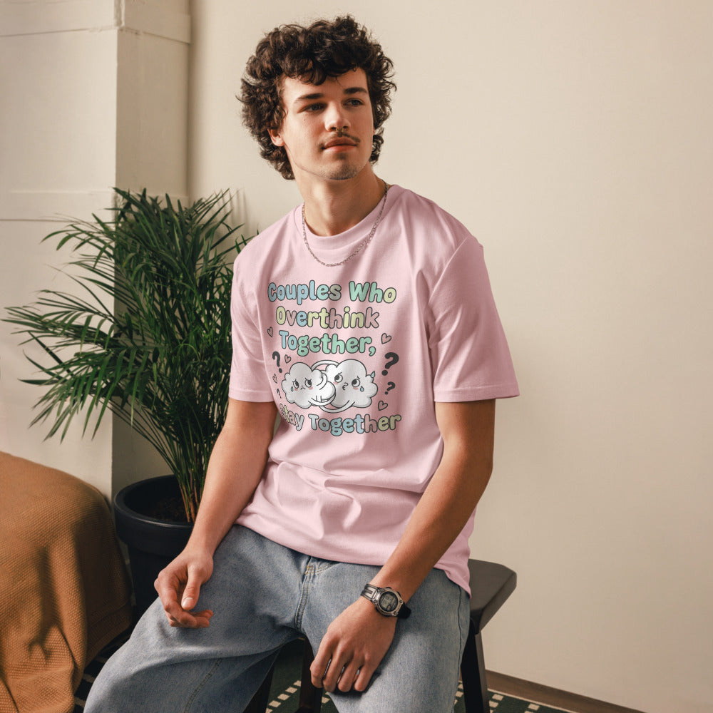 Couples Who Overthink Together, Stay Together Tee — Worry Clouds