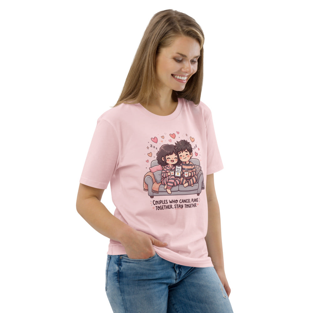 Couples Who Cancel Plans Together, Stay Together Tee — Couch
