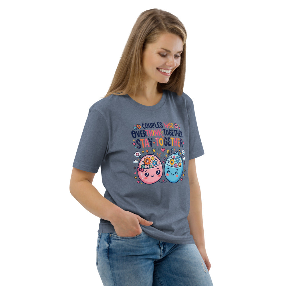 Couples Who Overthink Together, Stay Together Tee — Brain Duo