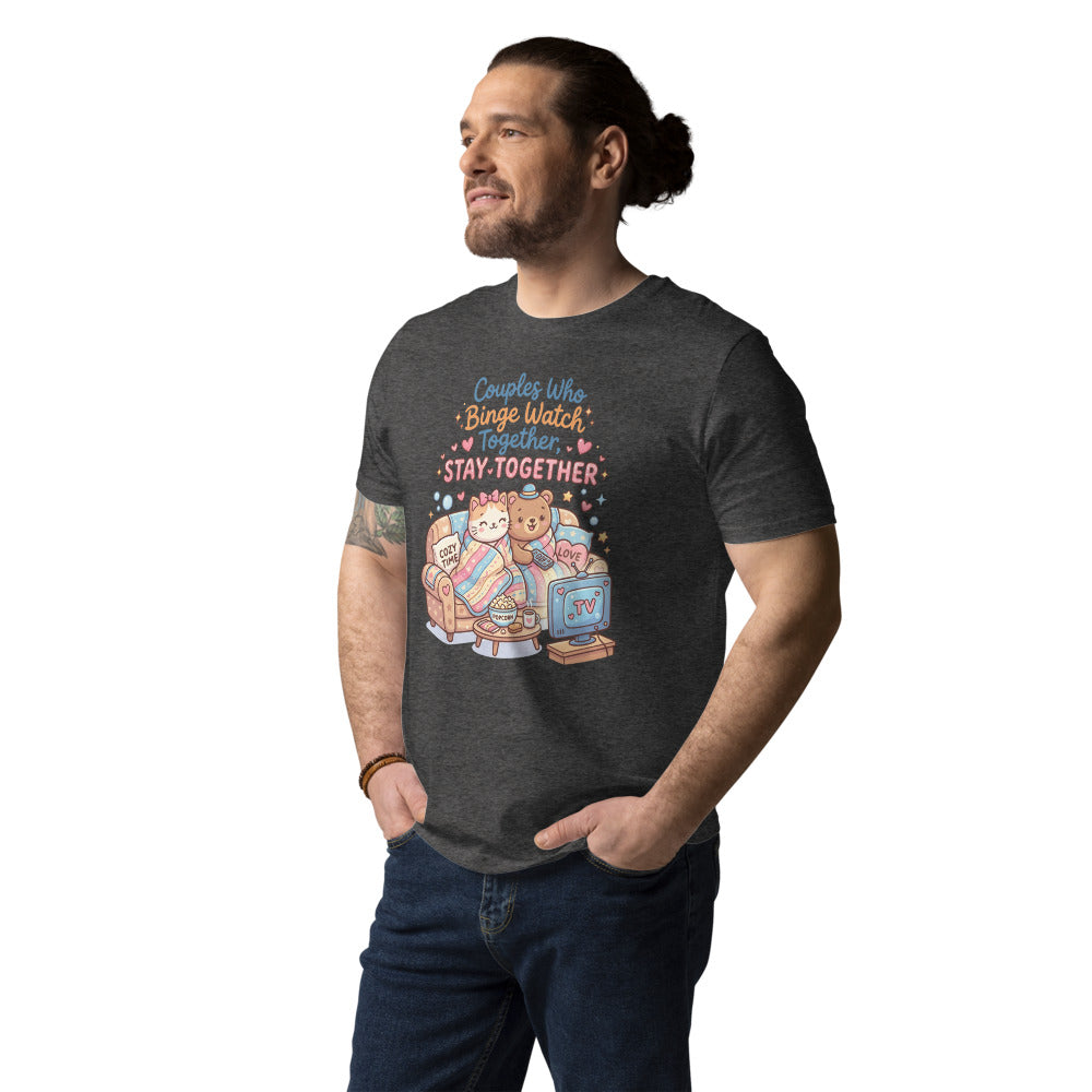 Couples Who Binge Watch Together, Stay Together Tee — Couch