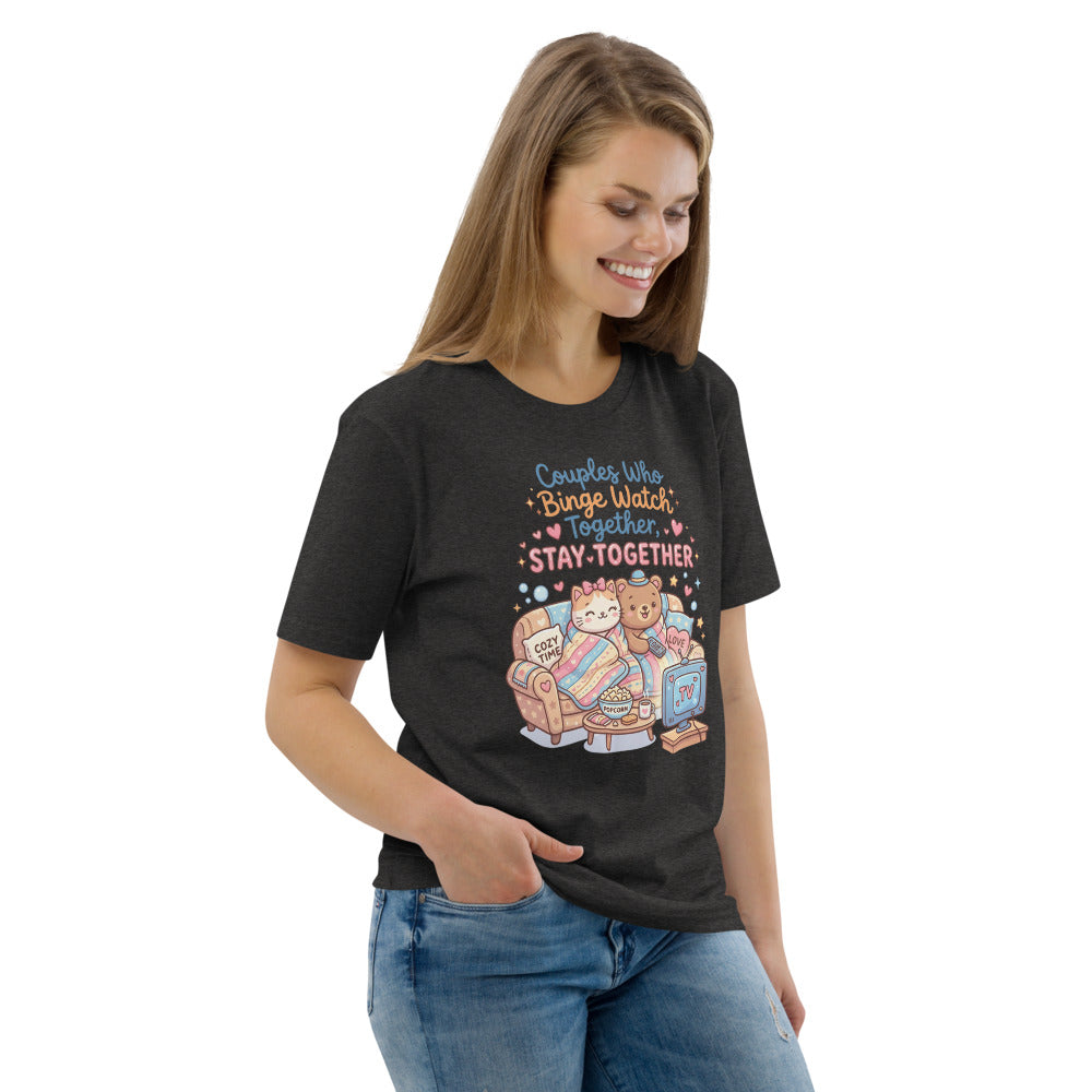 Couples Who Binge Watch Together, Stay Together Tee — Couch