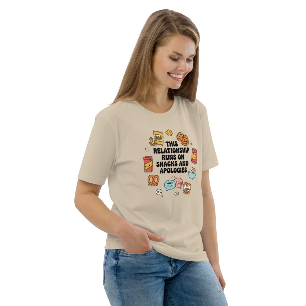 This Relationship Runs on Snacks and Apologies Tee