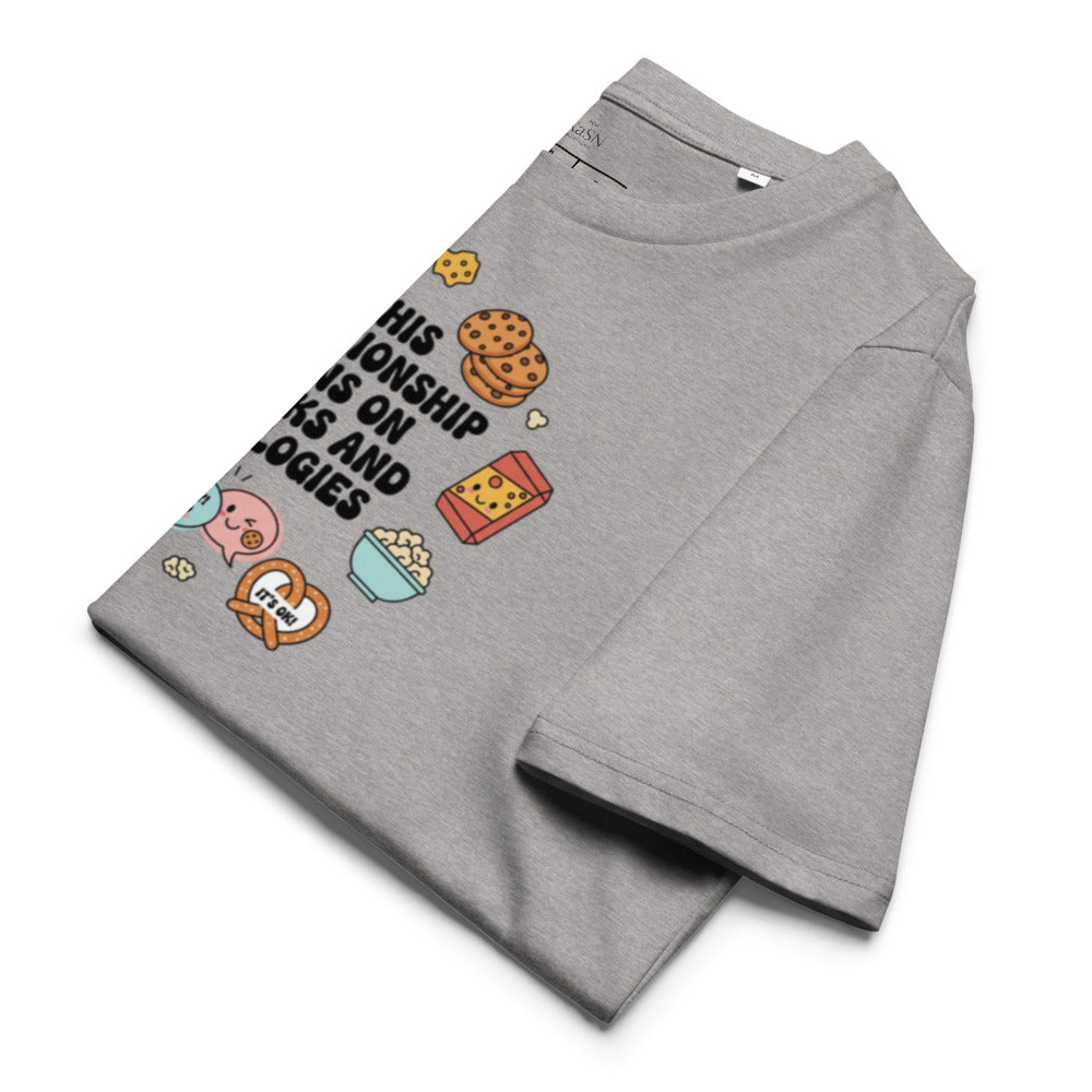 This Relationship Runs on Snacks and Apologies Tee