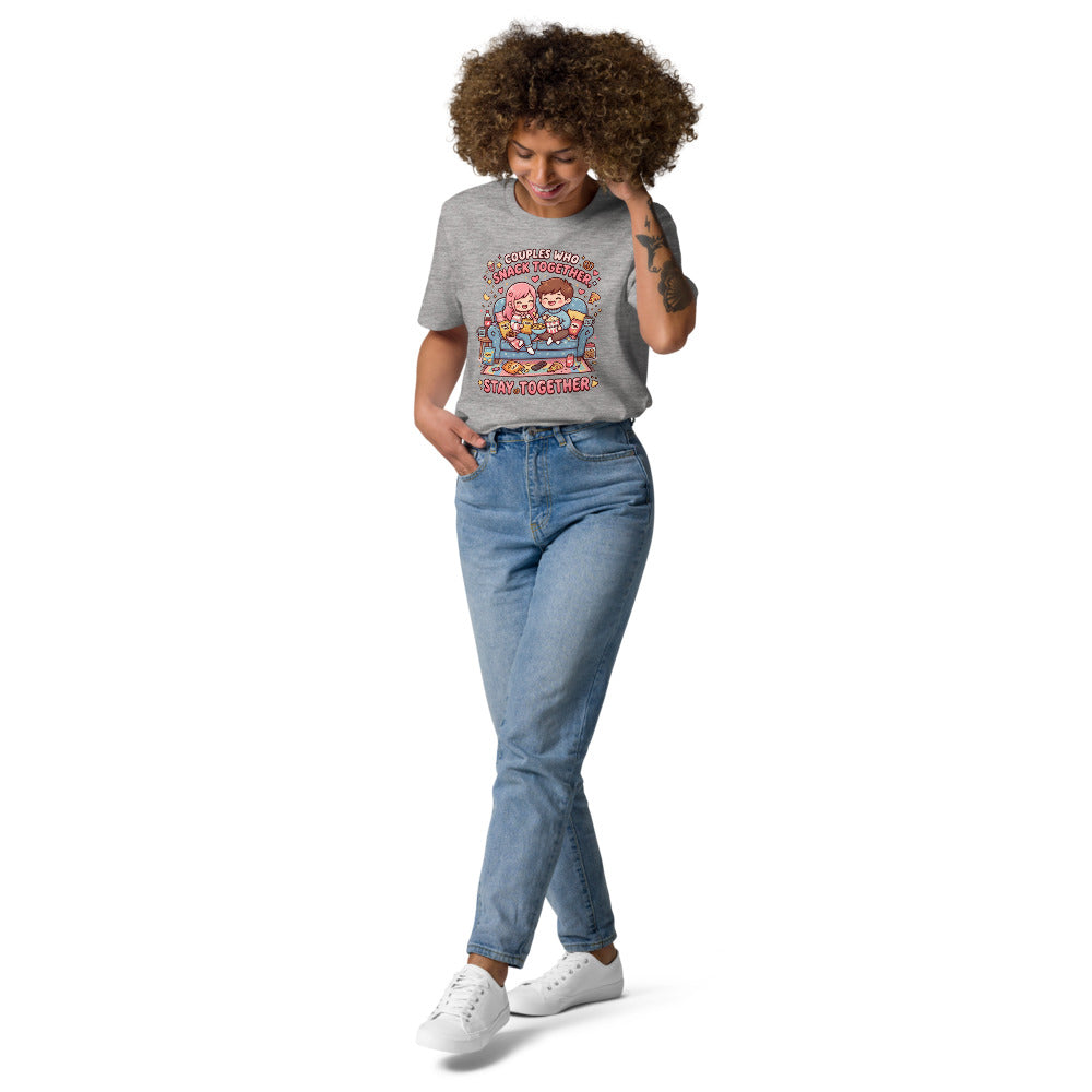 Couples Who Snack Together, Stay Together Tee — Couch