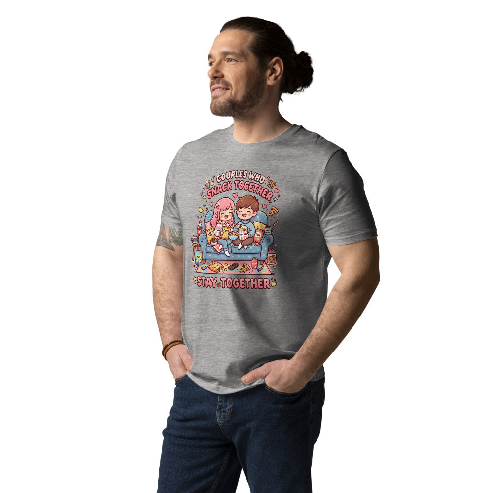 Couples Who Snack Together, Stay Together Tee — Couch