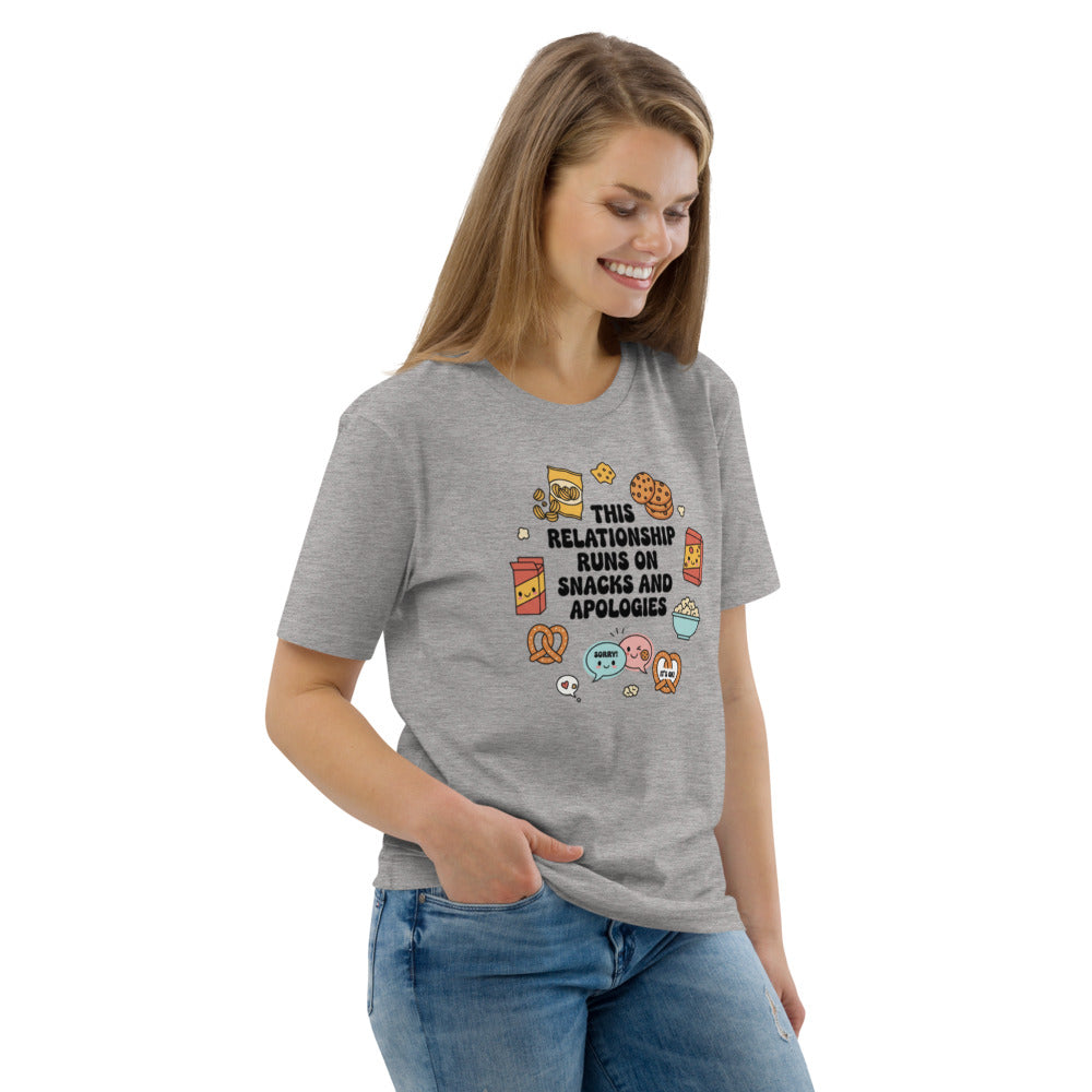 This Relationship Runs on Snacks and Apologies Tee