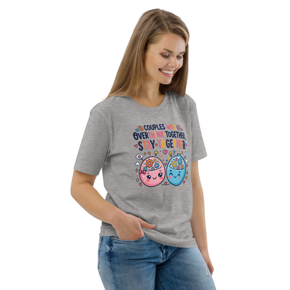 Couples Who Overthink Together, Stay Together Tee — Brain Duo