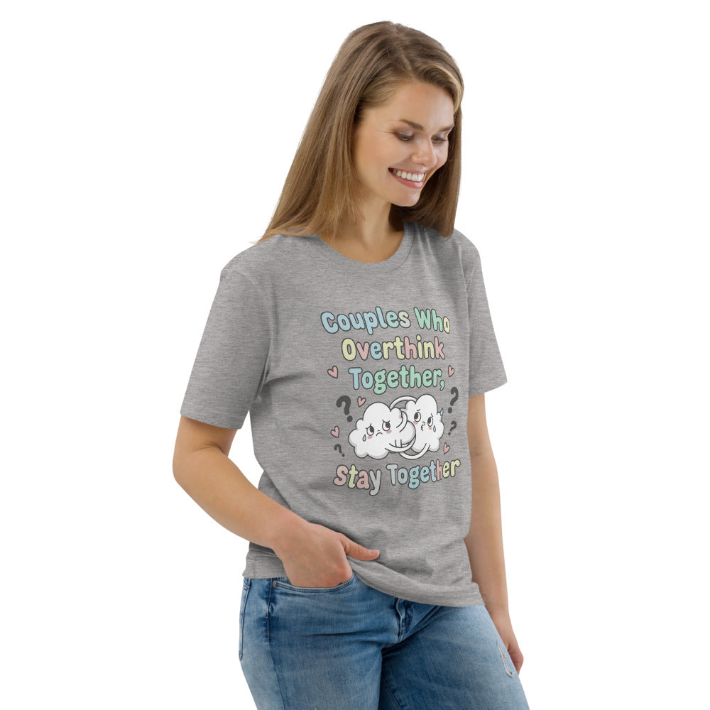 Couples Who Overthink Together, Stay Together Tee — Worry Clouds