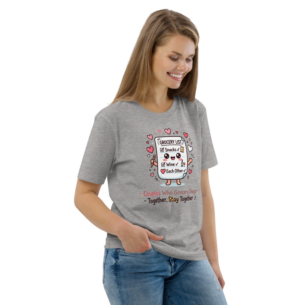 Couples Who Grocery Shop Together, Stay Together Tee — The List