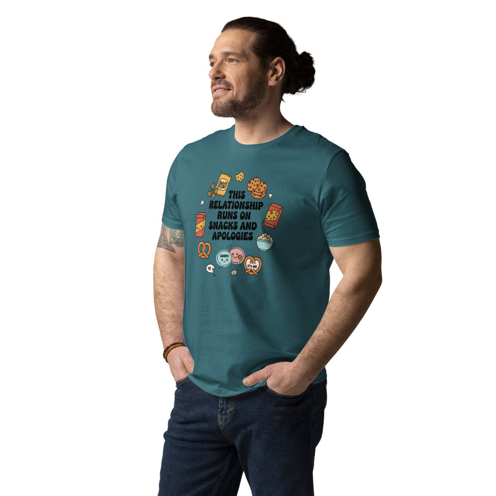 This Relationship Runs on Snacks and Apologies Tee