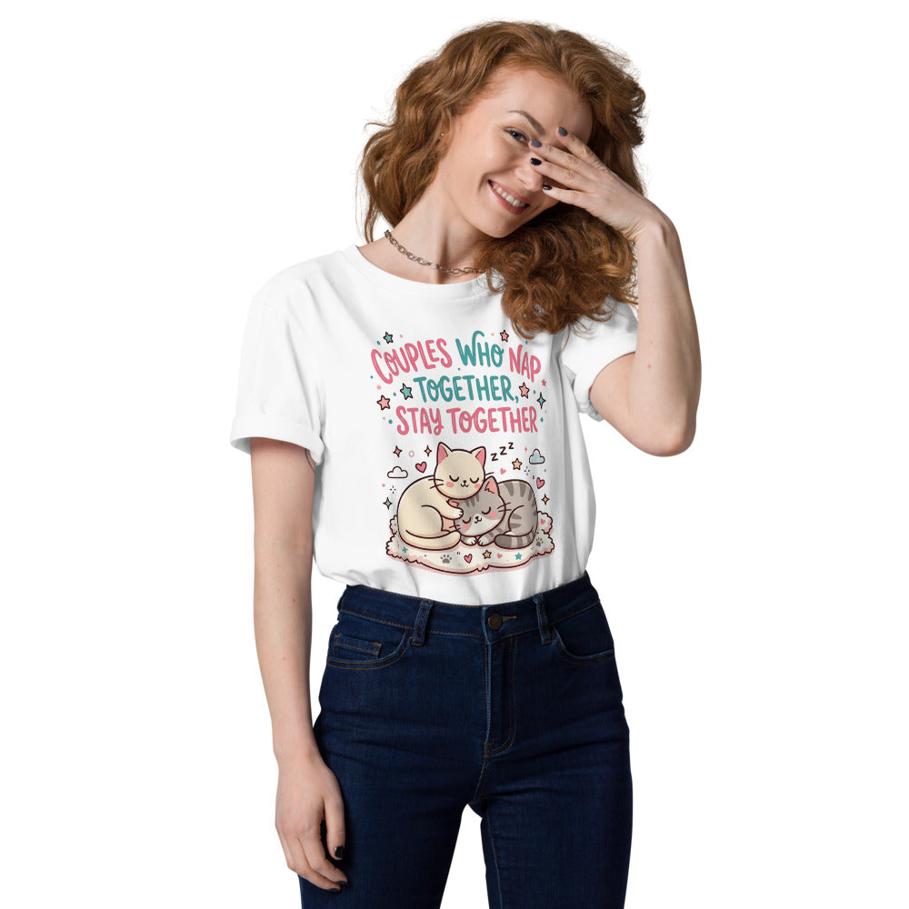 Couples Who Nap Together, Stay Together Tee — Cats