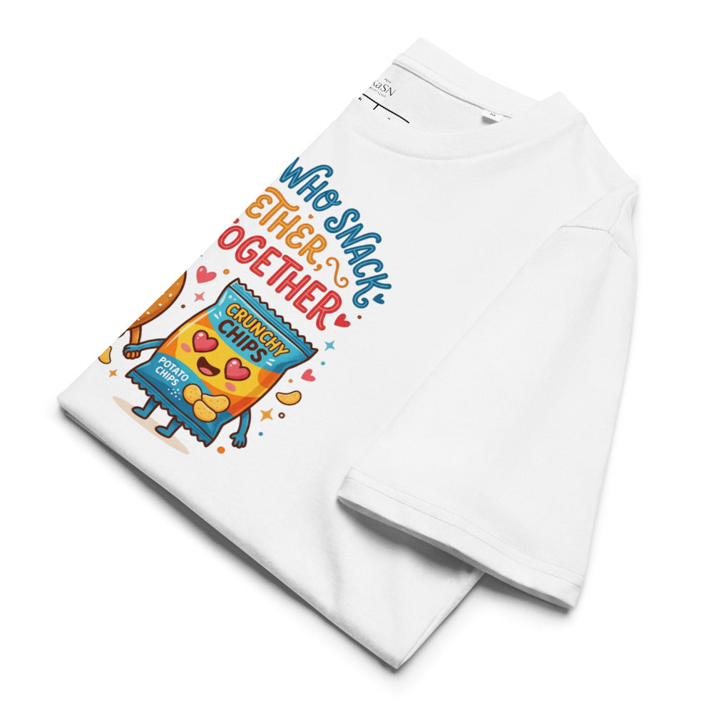 Couples Who Snack Together, Stay Together Tee — Pretzel & Chips