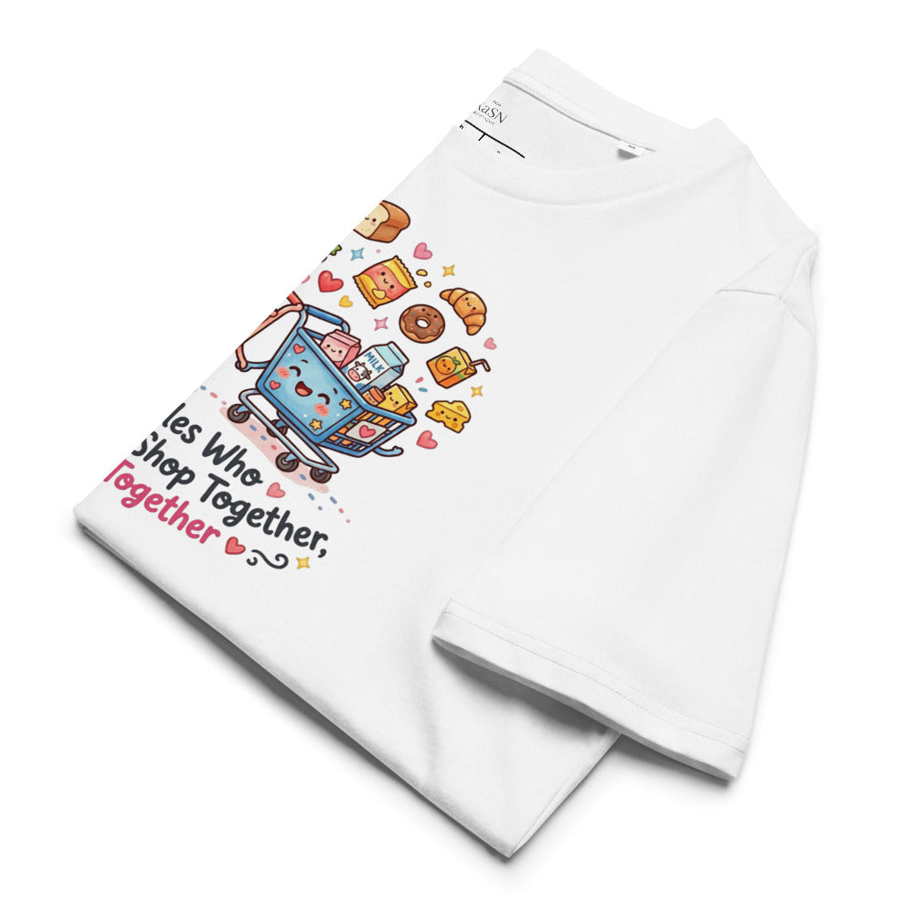Couples Who Grocery Shop Together, Stay Together Tee — The Cart