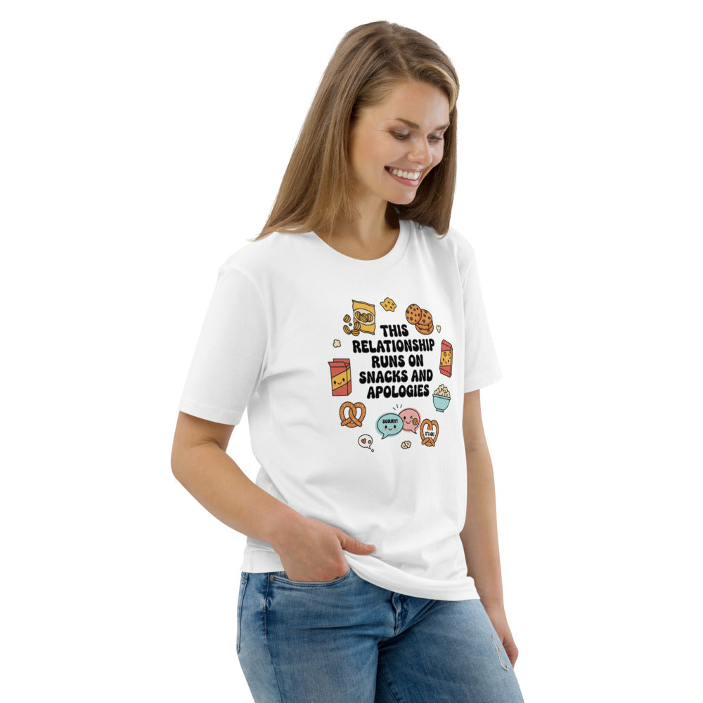 This Relationship Runs on Snacks and Apologies Tee